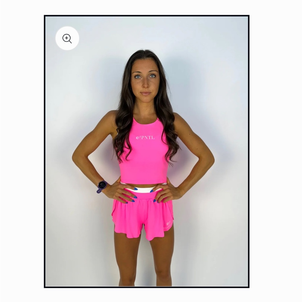Expntl Athletics Race Day Shorts - pink bubblegum